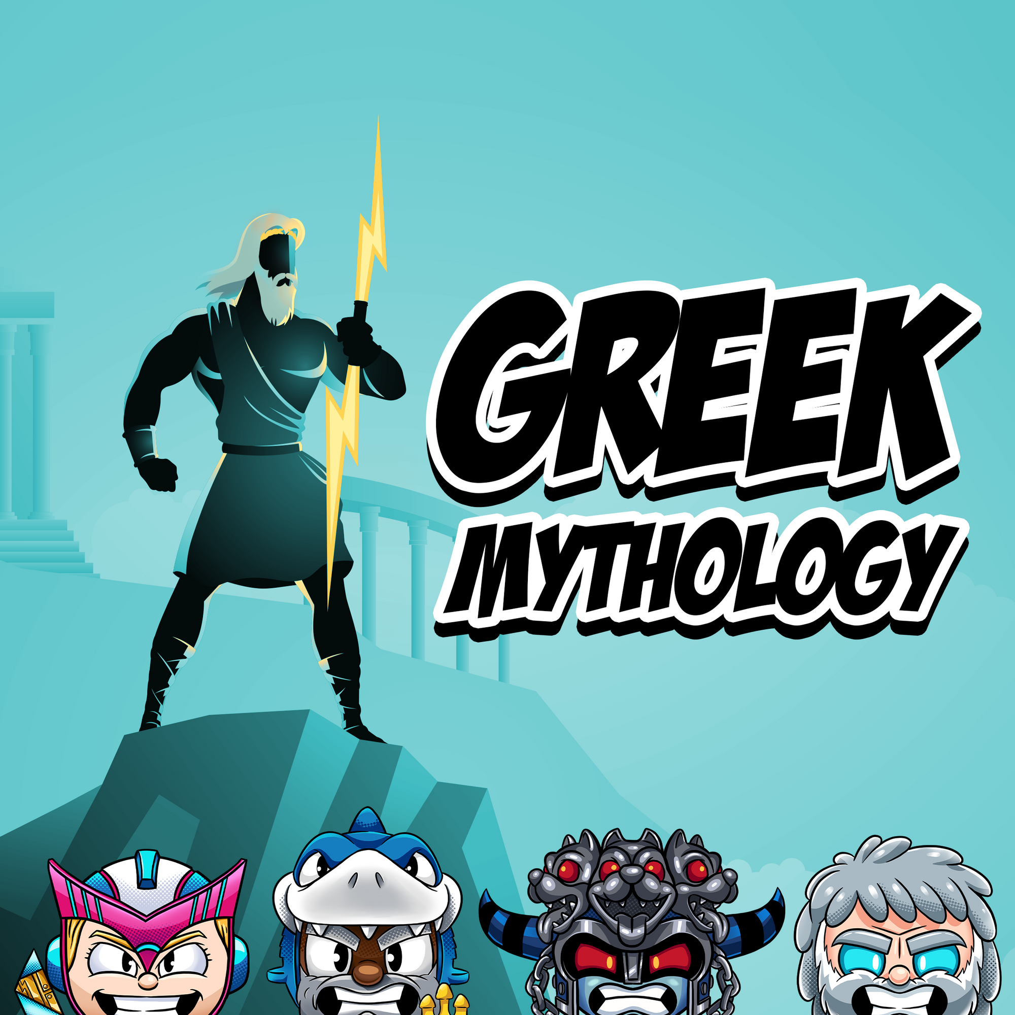 Greek Gods of Mount Olympus from the Greek Pantheon in Mythology