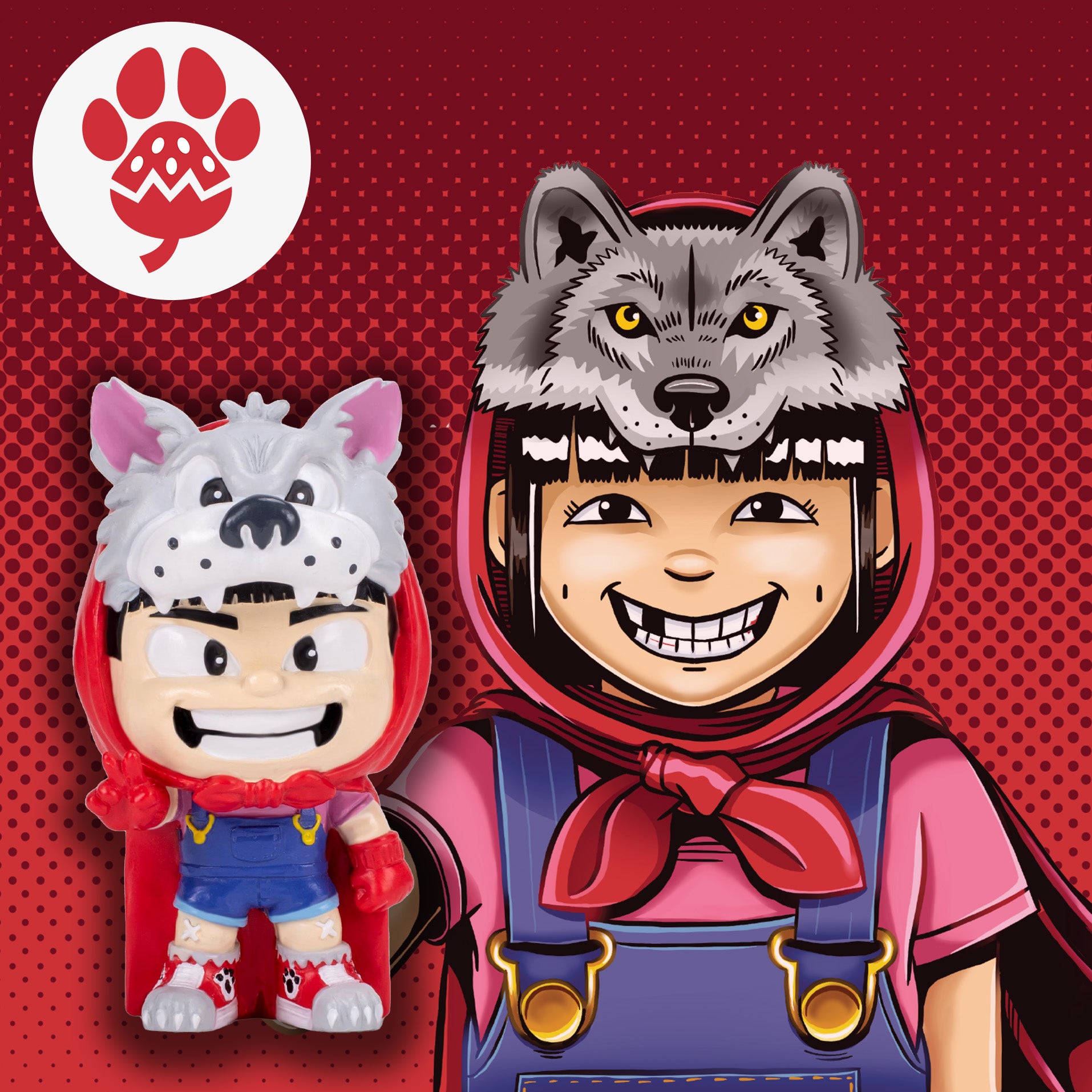 SMASHCRAFT Little Red Riding Hood Collectible Figurine